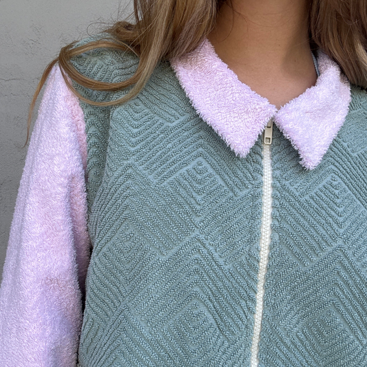 RETOWEL Jacket 006 // Sage Bloom