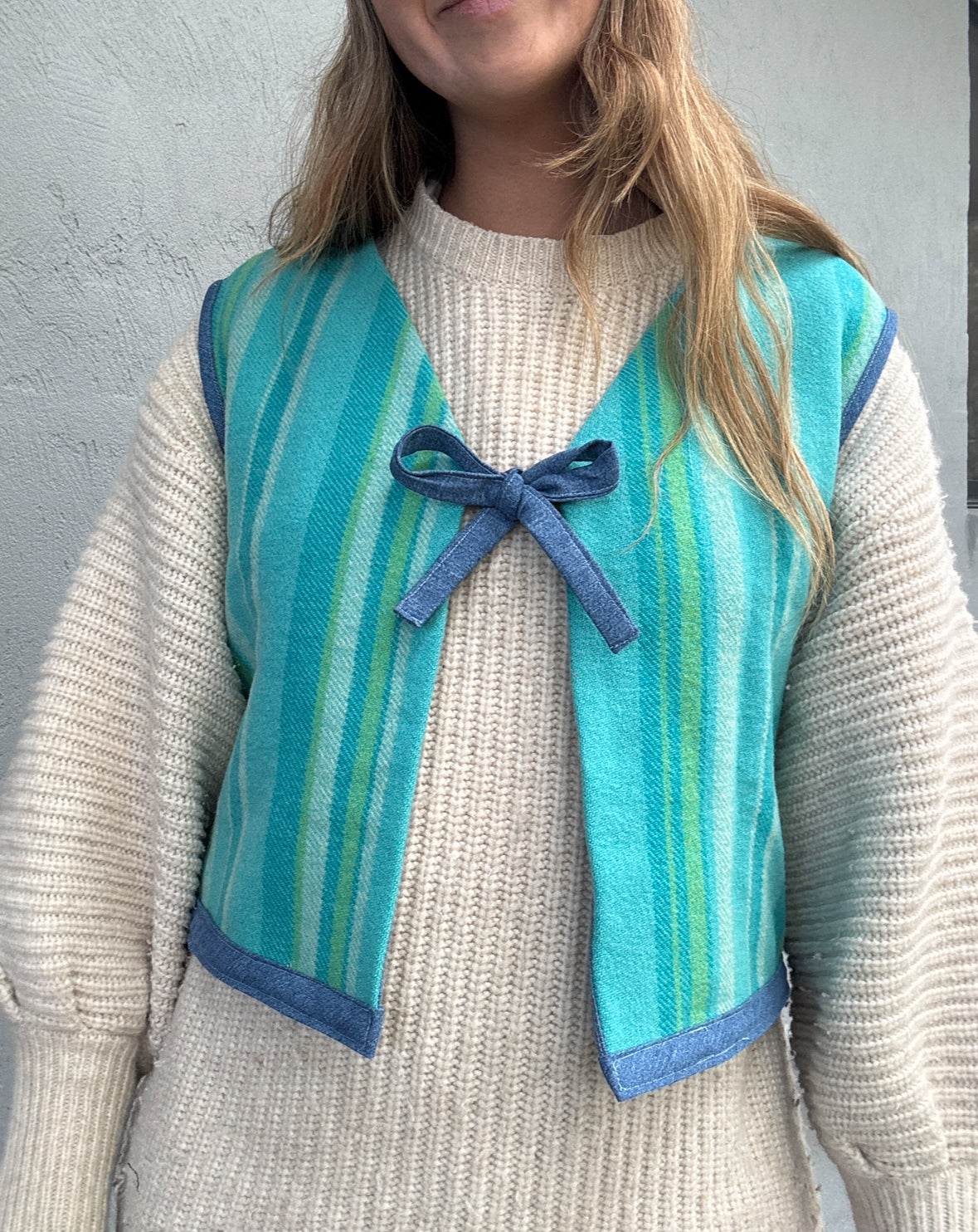 Sunday Snug Vest - Seaglass
