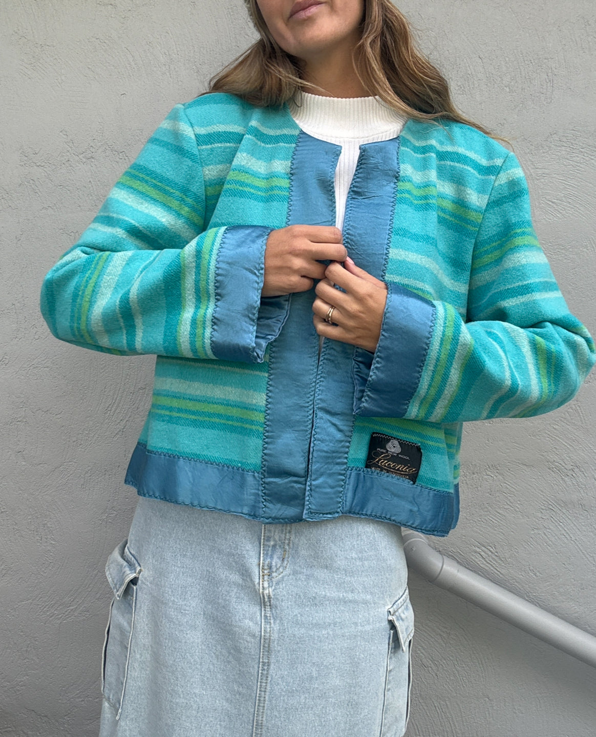 Sunday Snug Cropped Jacket - Seaglass