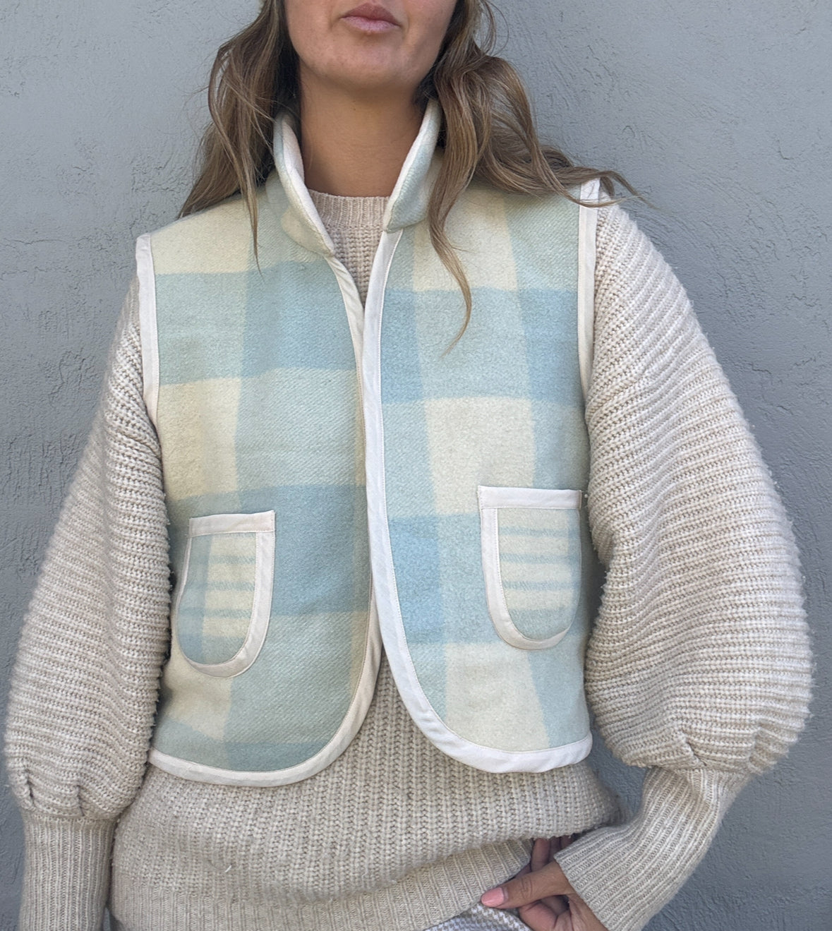 Sunday Snug Vest - Sky