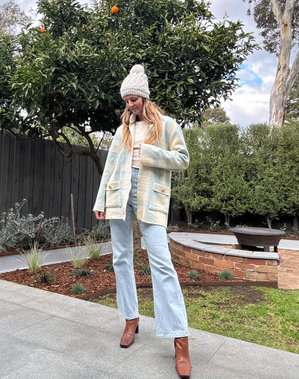 Sunday Snug Jacket - Sky