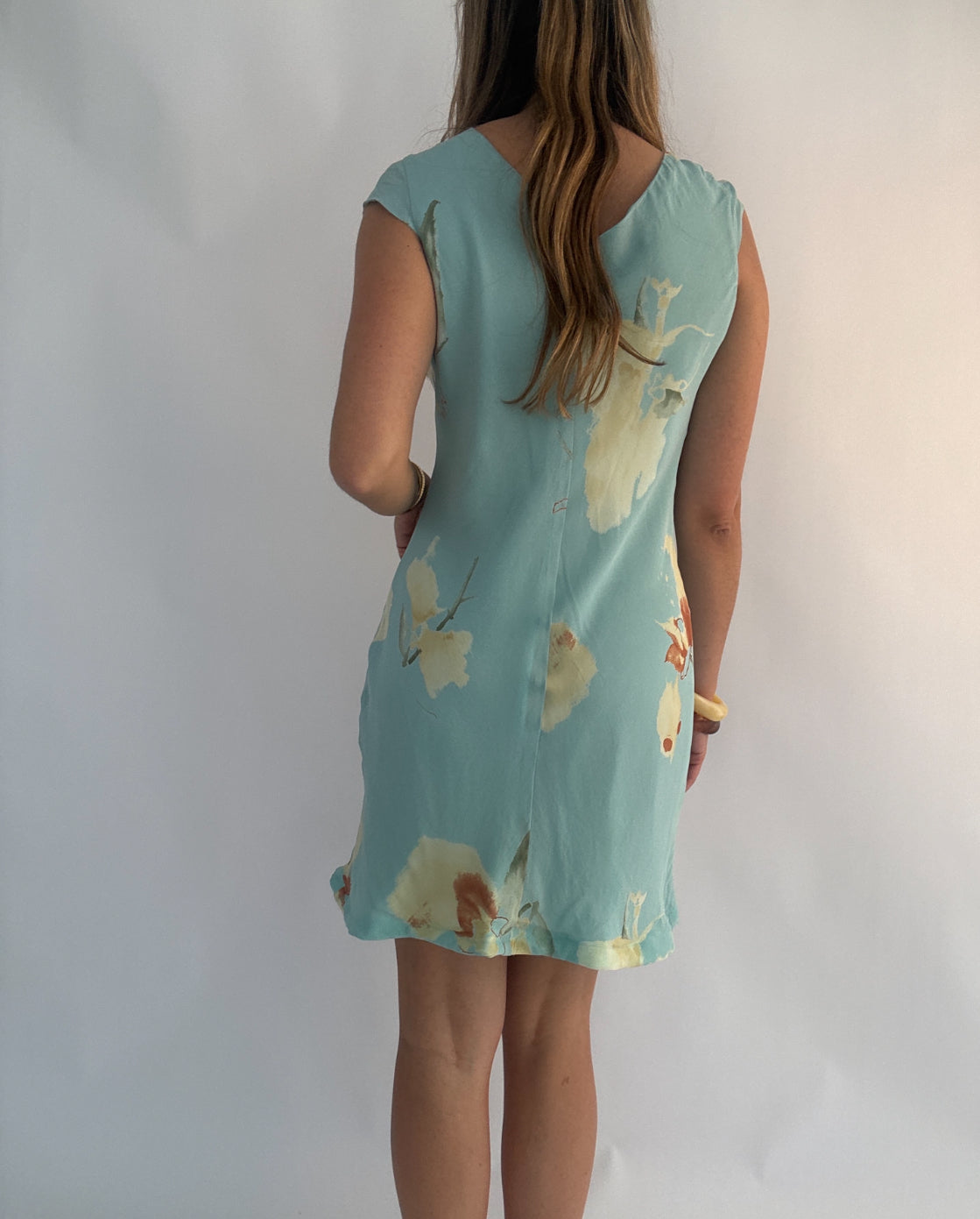 Sky Floral Mini Dress //Size 12