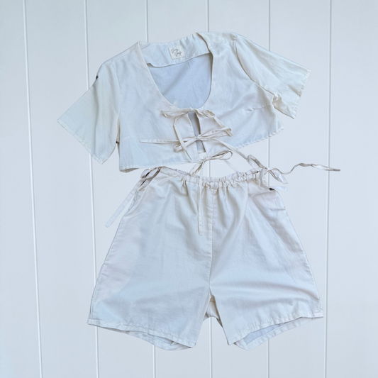 Sunnie Set - Butter Yellow Size 6-10