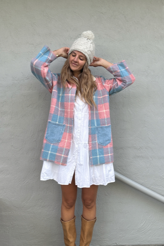 Sunday Snug Jacket - Berry Sky