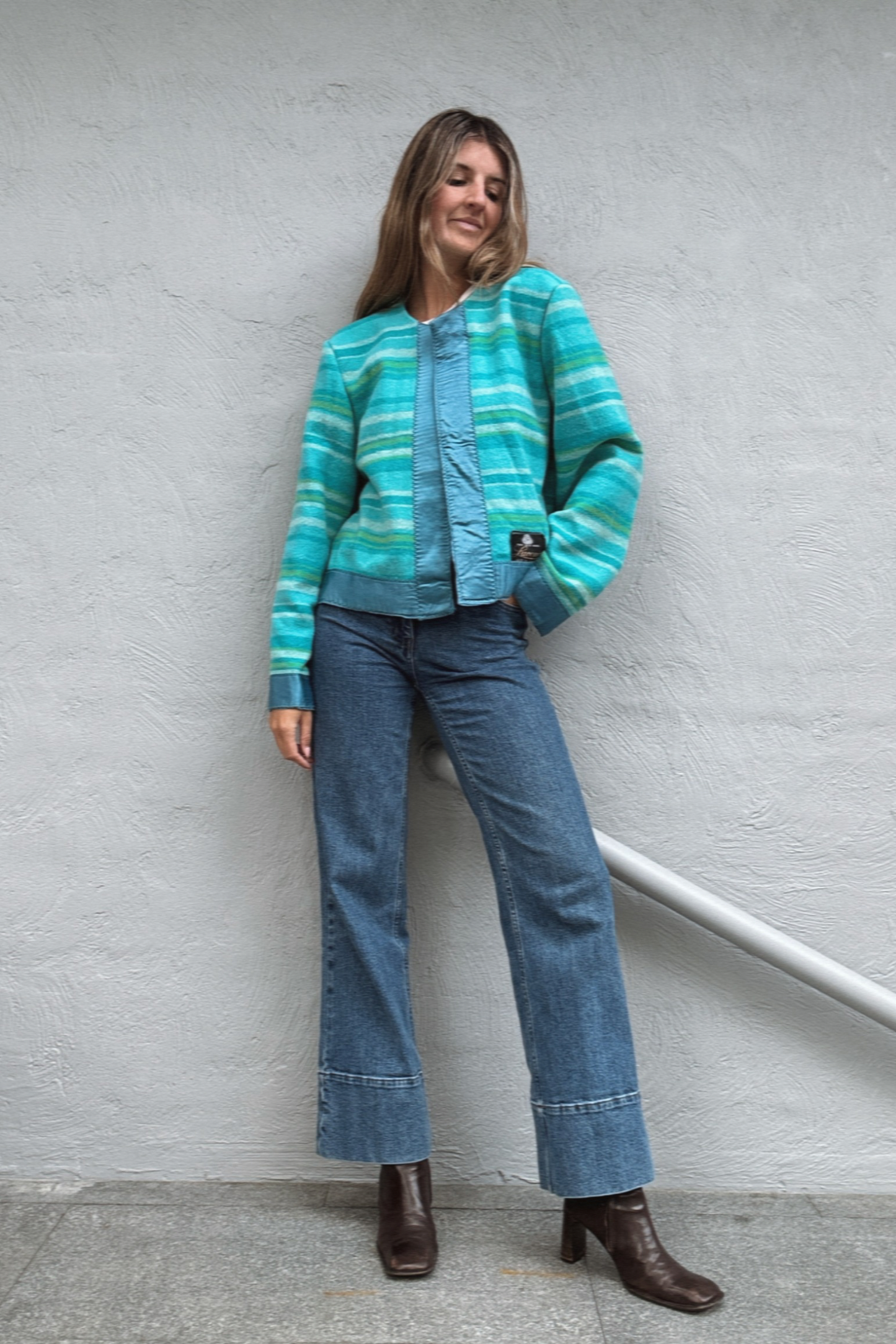 Sunday Snug Cropped Jacket - Seaglass