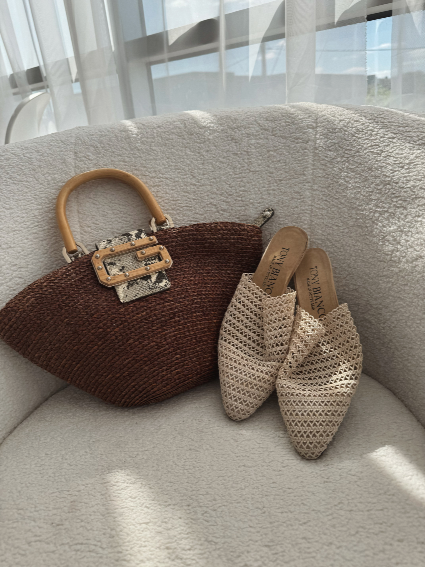 Guess Woven Straw Bag