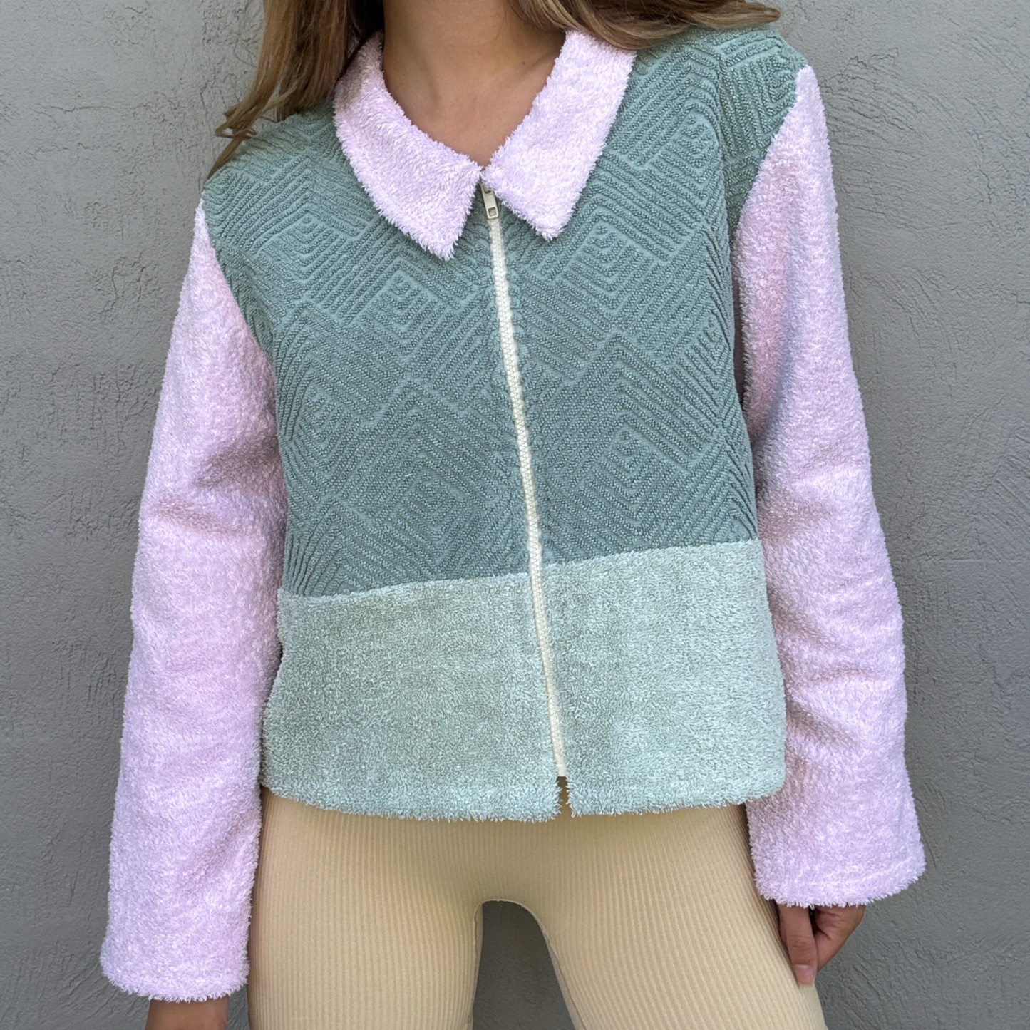RETOWEL Jacket 006 // Sage Bloom