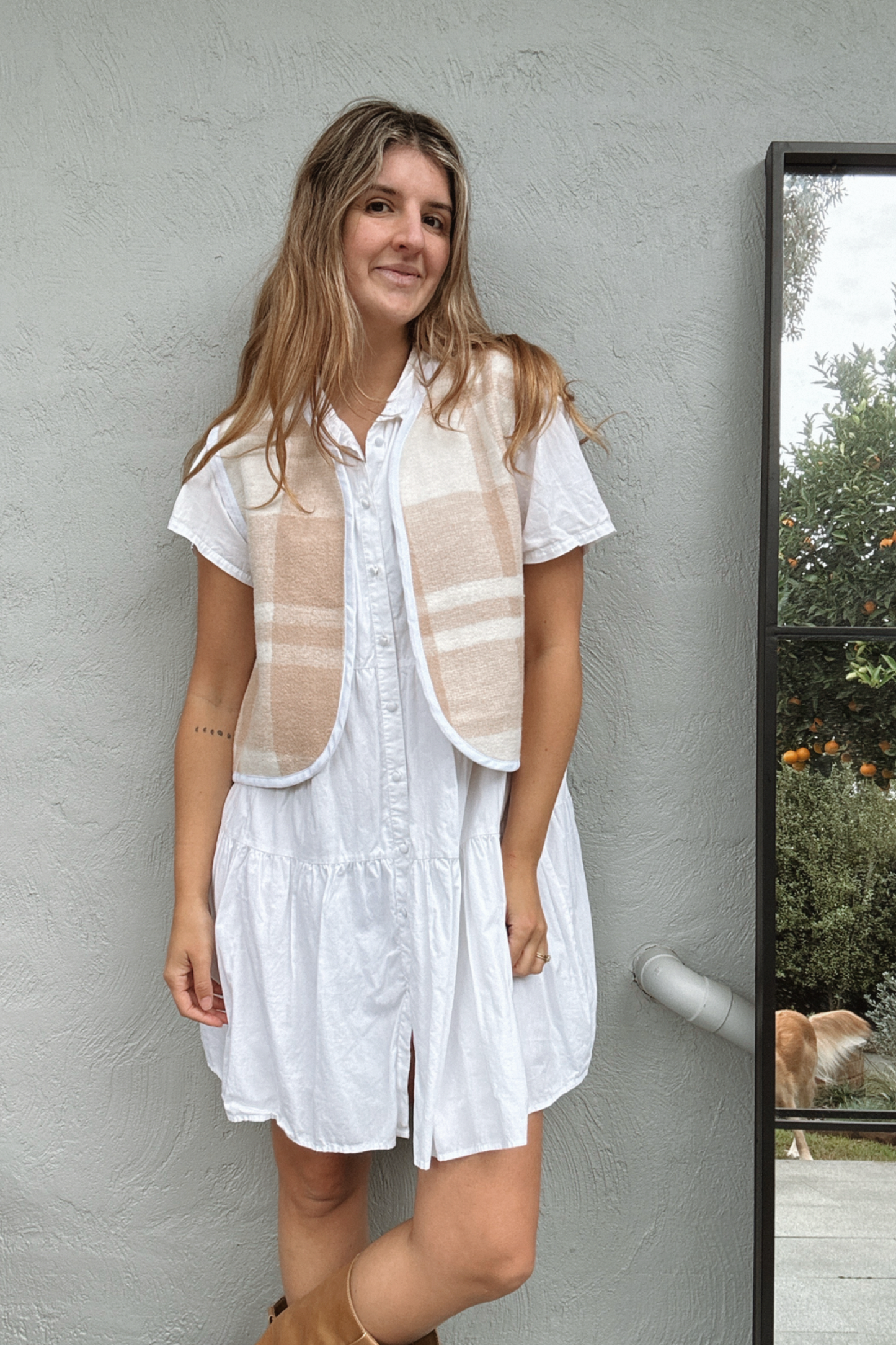 Sunday Snug Vest 005 // Oat Milk