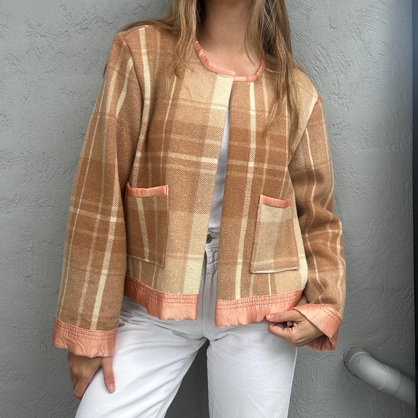 Sunday Snug Cropped Jacket 004 // Biscotti