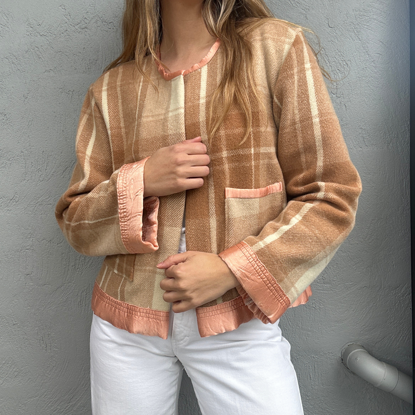 Sunday Snug Cropped Jacket 004 // Biscotti