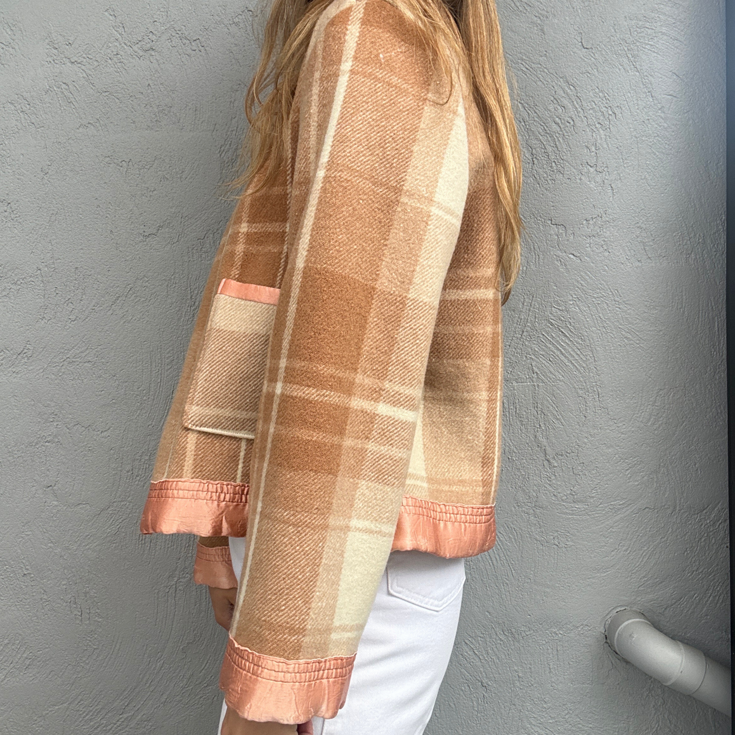 Sunday Snug Cropped Jacket 004 // Biscotti
