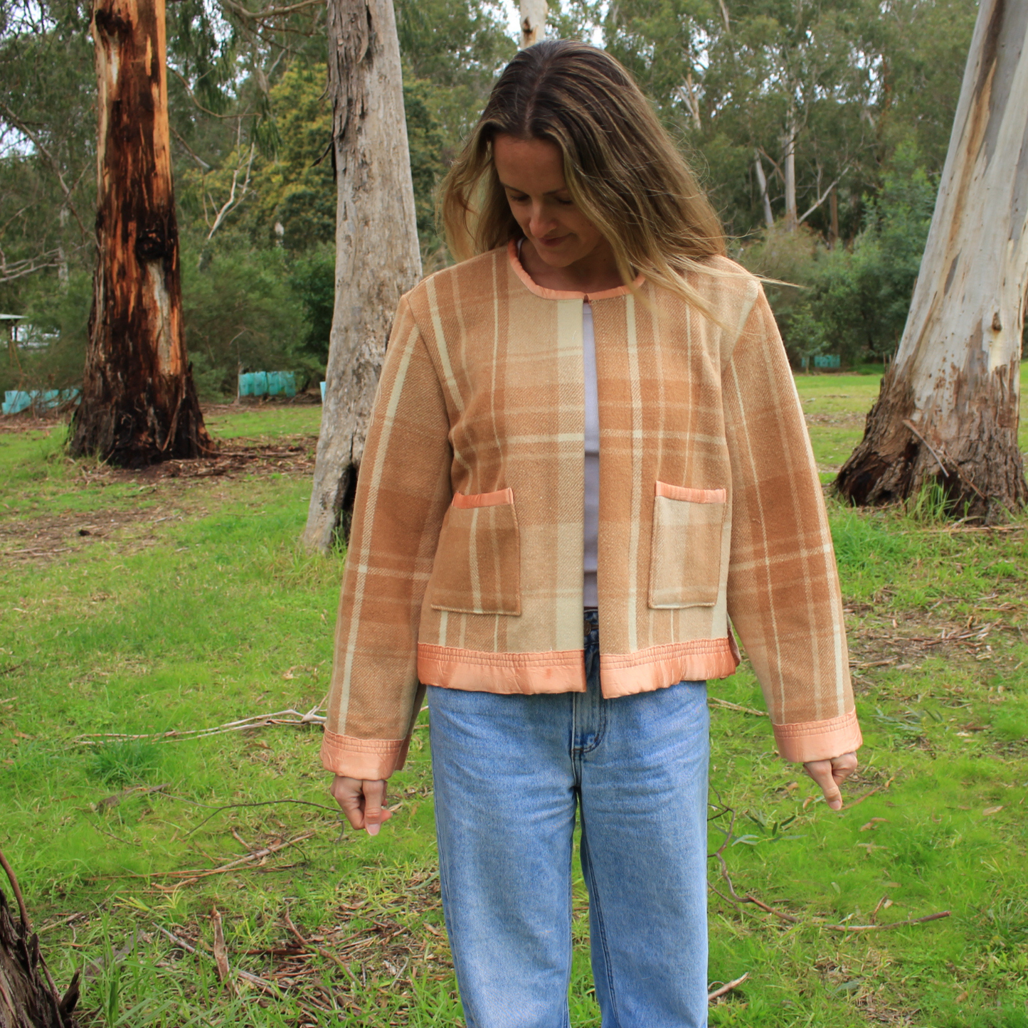Sunday Snug Cropped Jacket 004 // Biscotti