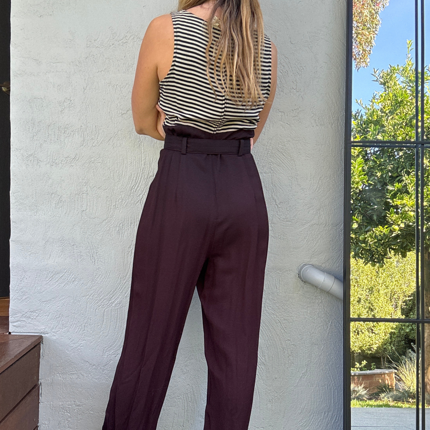 Vintage Belted Jumpsuit // Size 10