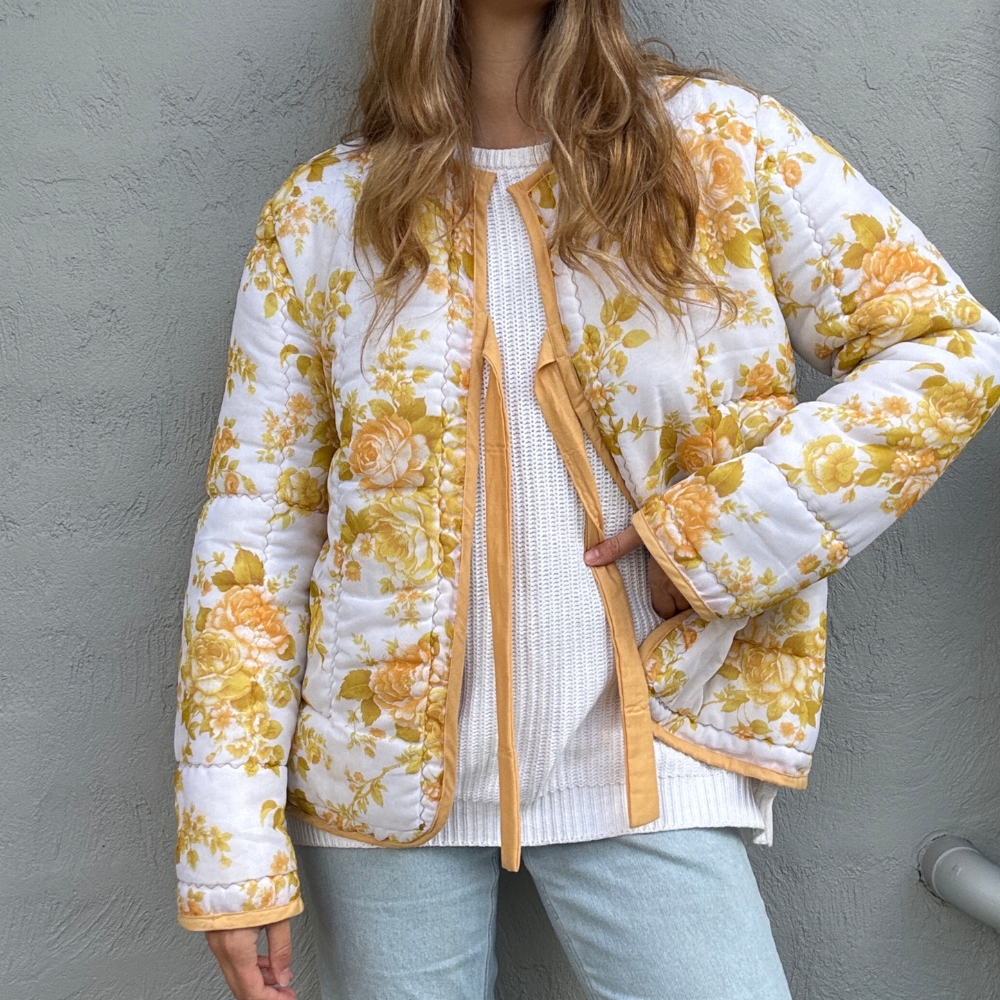 Sundays Quilted Jacket 001 // Golden Bloom