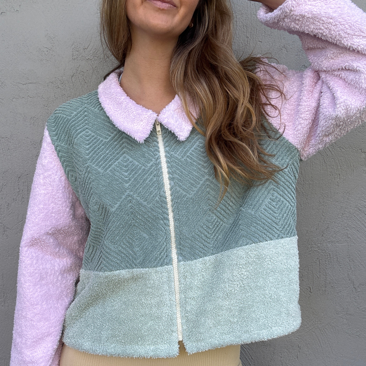 RETOWEL Jacket 006 // Sage Bloom
