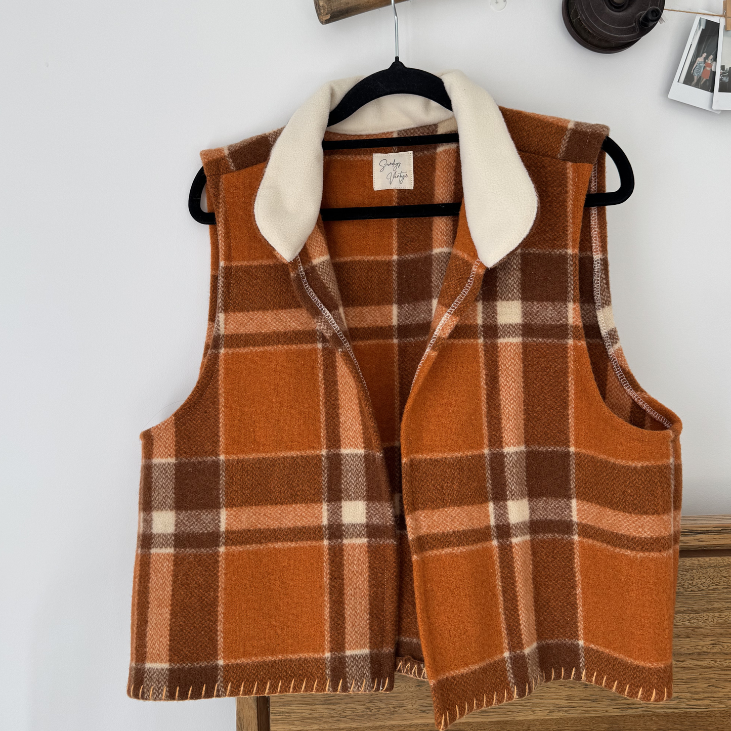 Sunday Snug Vest 003 // Pumpkin Spice