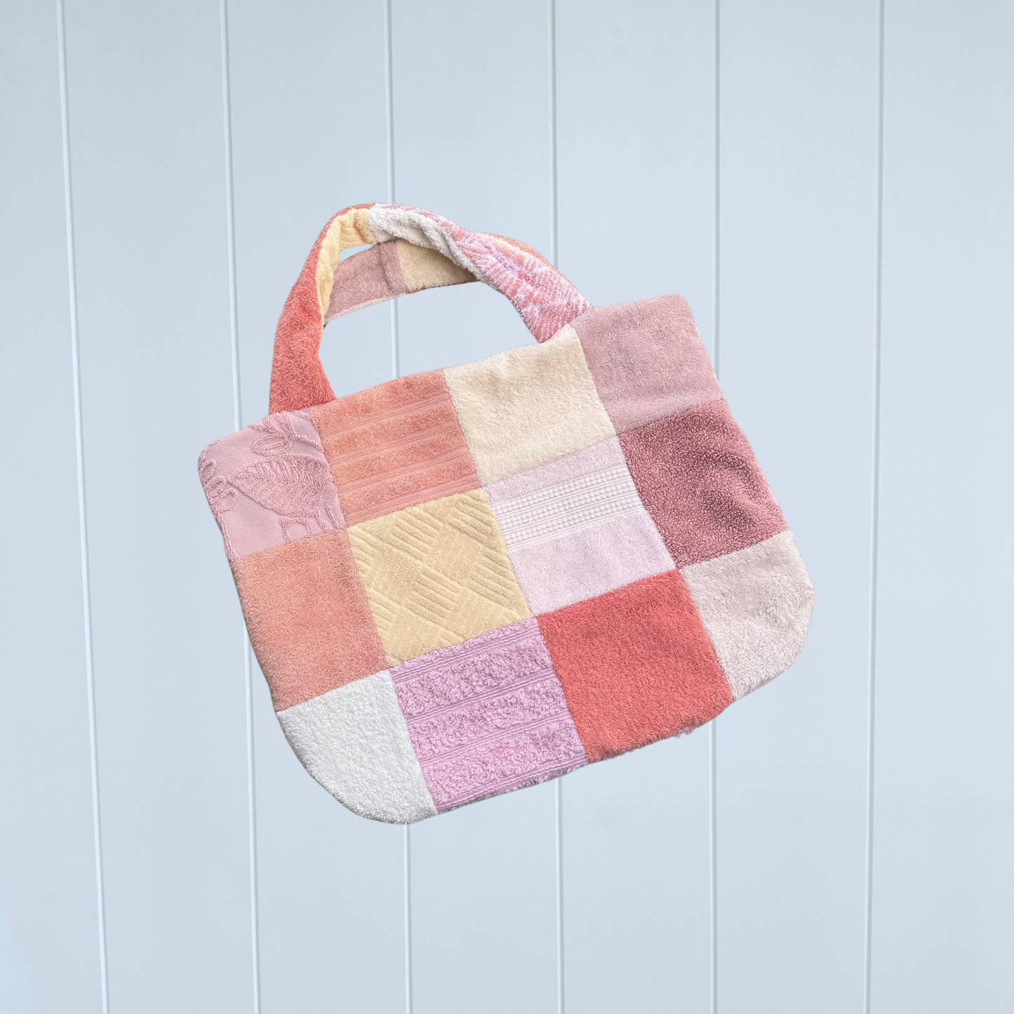 RETOWEL Large Patchwork Bag // Sunset Sorbet