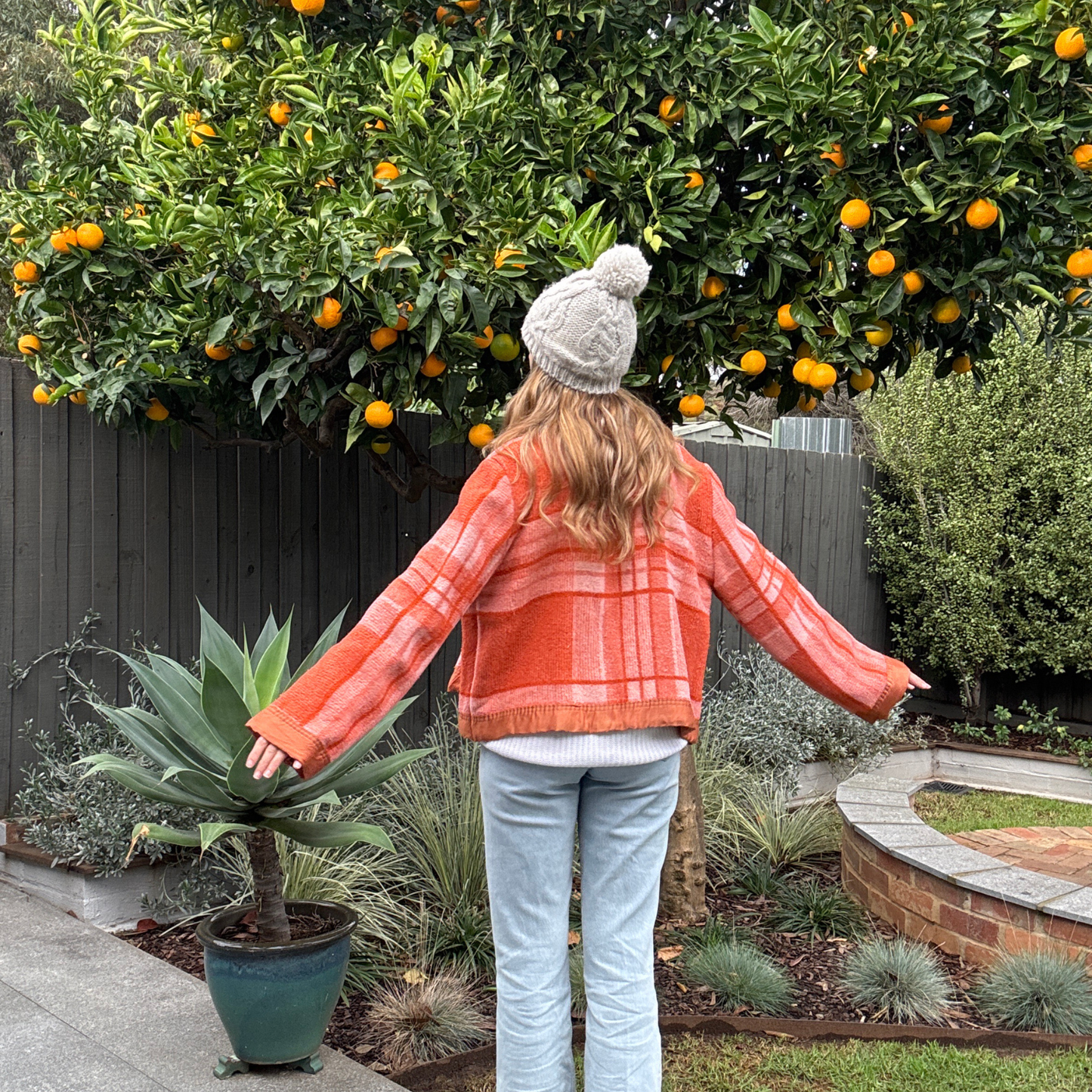 Sunday Snug Cropped Jacket 001 // Ember