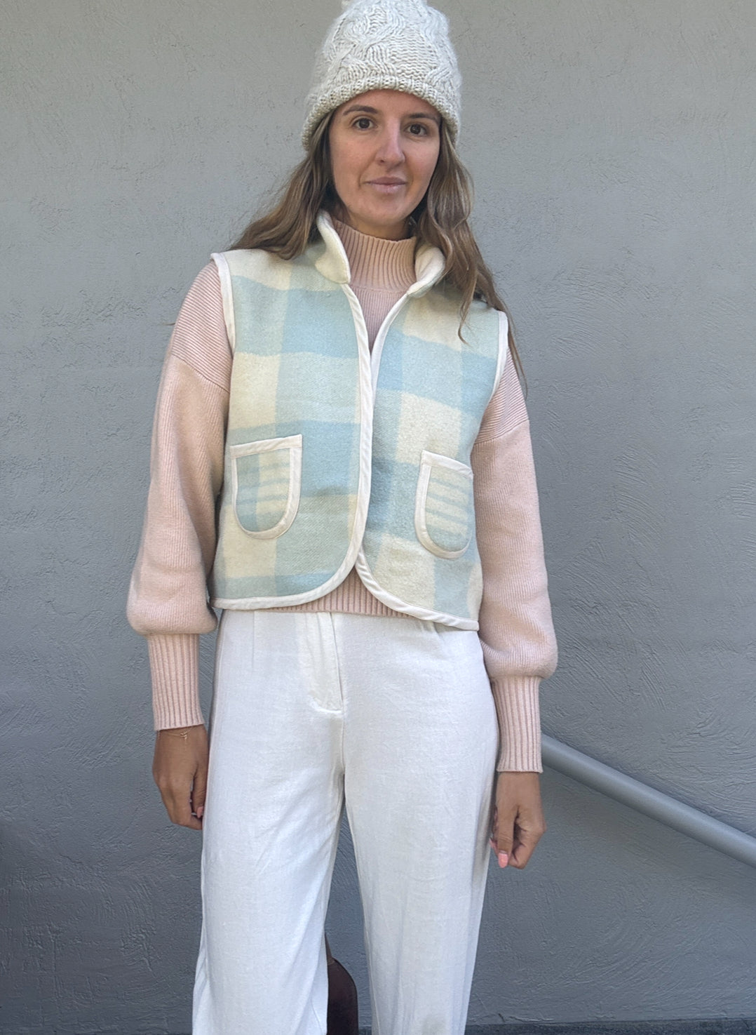 Sunday Snug Vest - Sky