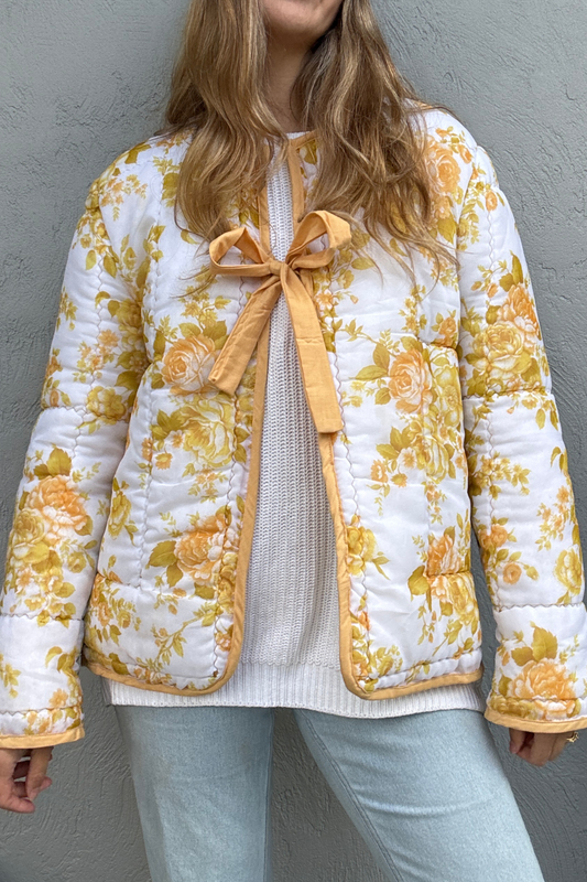 Sundays Quilted Jacket 001 // Golden Bloom