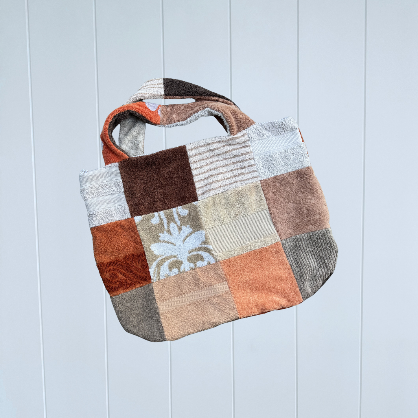 RETOWEL Large Patchwork Bag // Desert Sun
