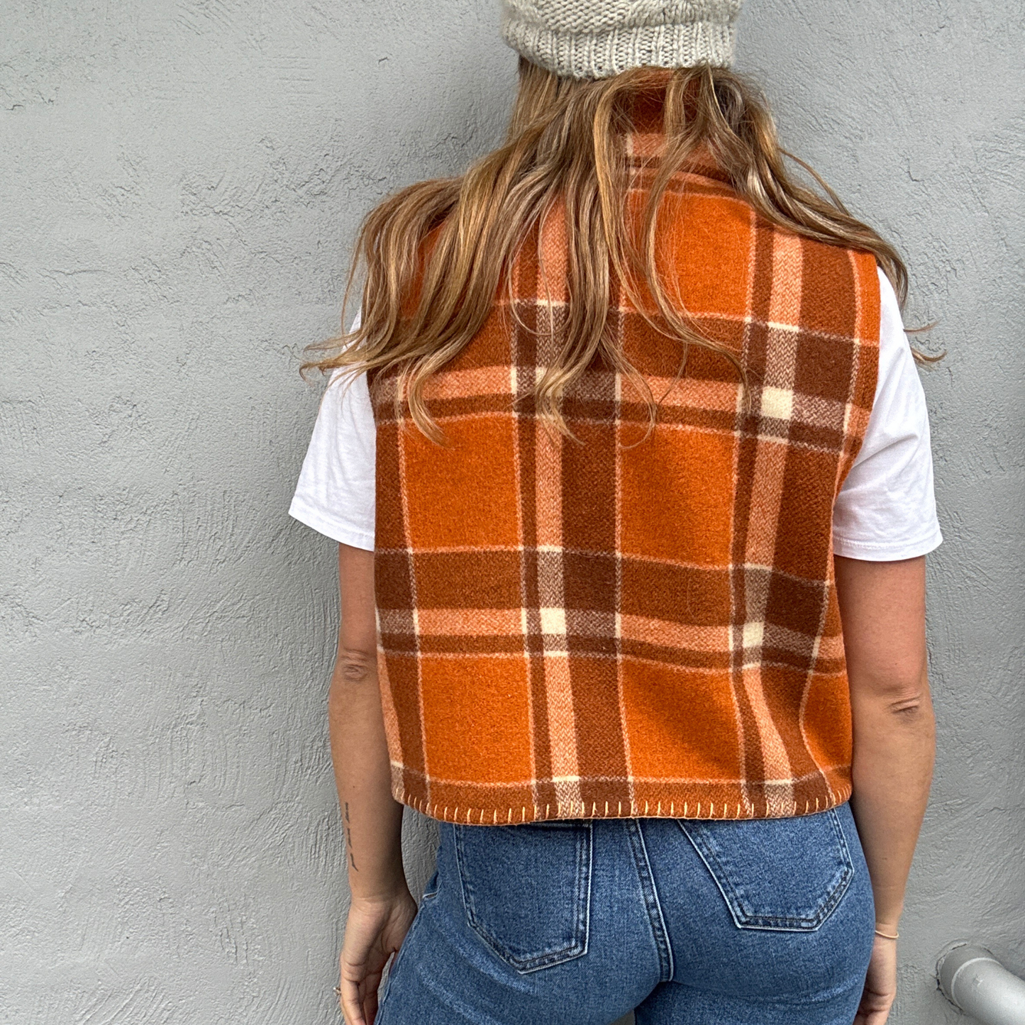 Sunday Snug Vest 003 // Pumpkin Spice