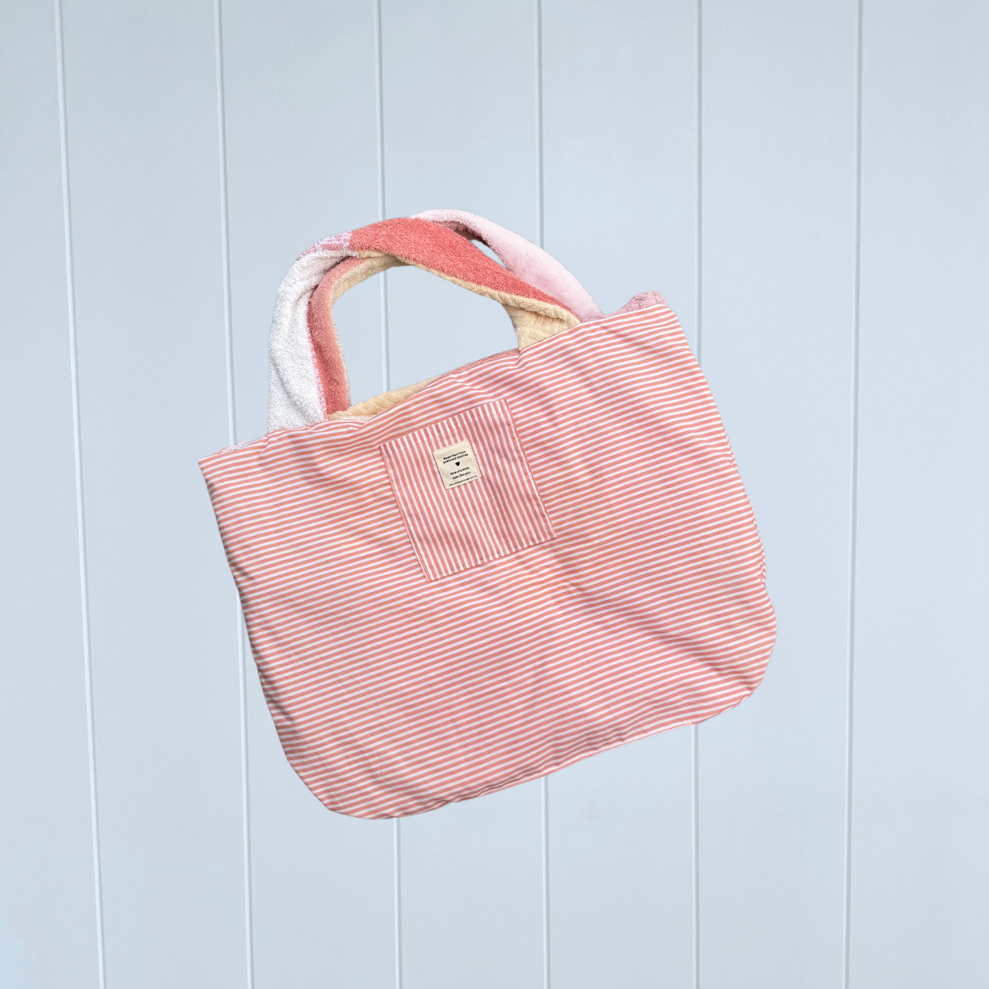 RETOWEL Large Patchwork Bag // Sunset Sorbet