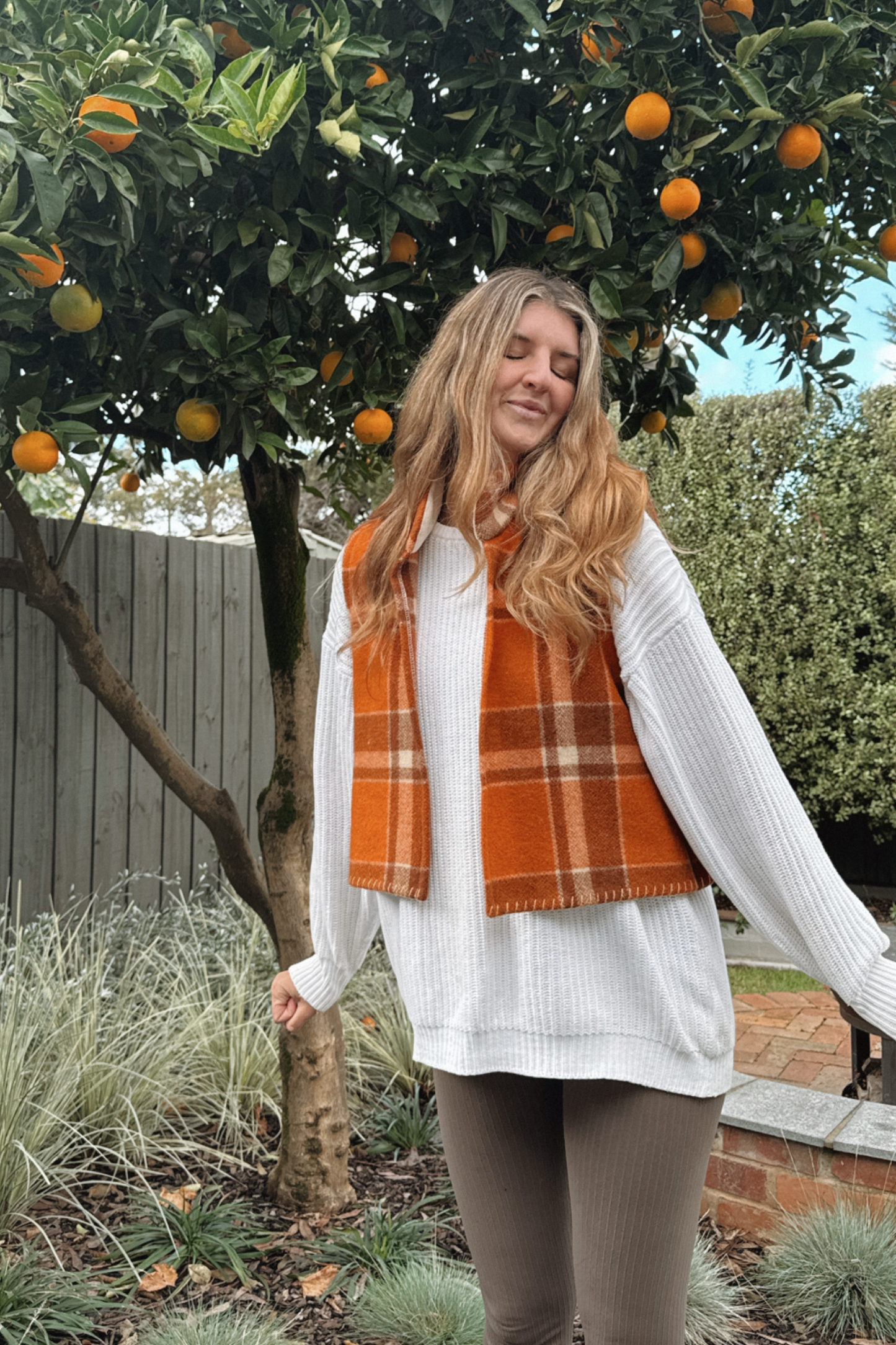 Sunday Snug Vest 003 // Pumpkin Spice