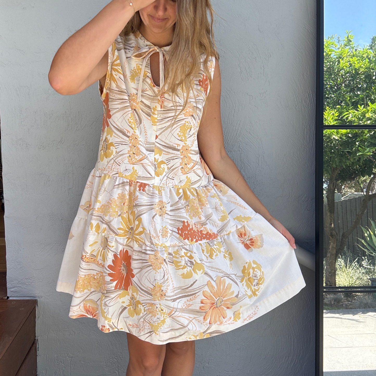 Lyla Dress- Sunset Floral // Size 6-10