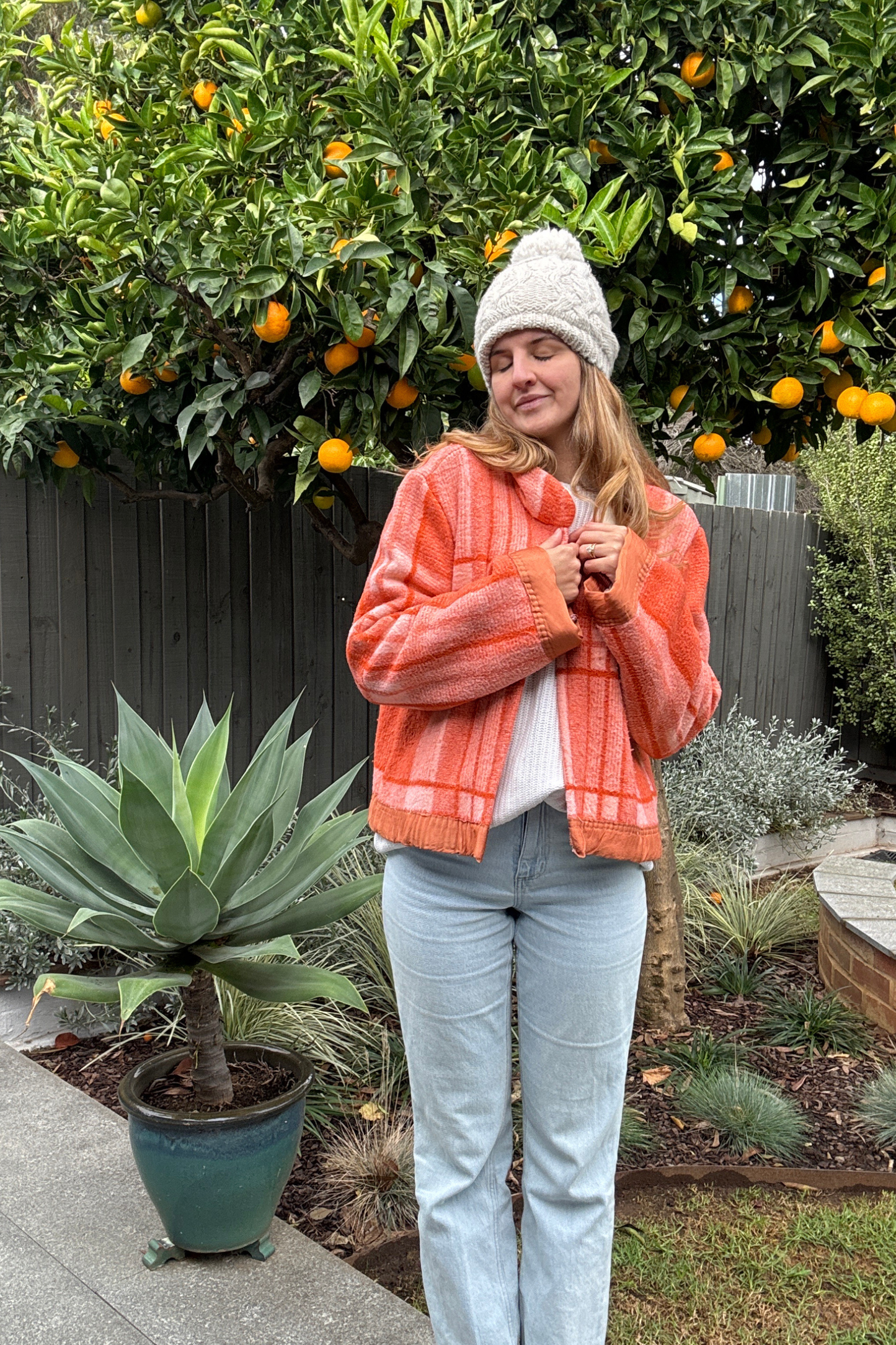 Sunday Snug Cropped Jacket 001 // Ember