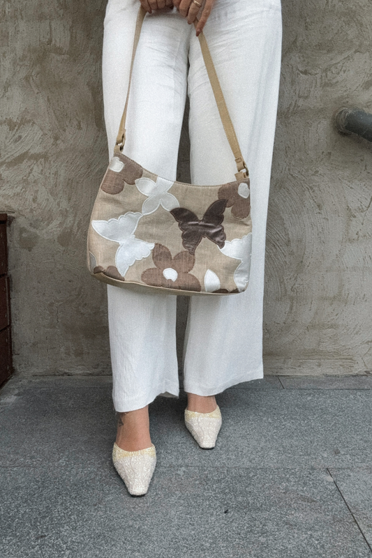 90s Butterfly Patchwork Bag