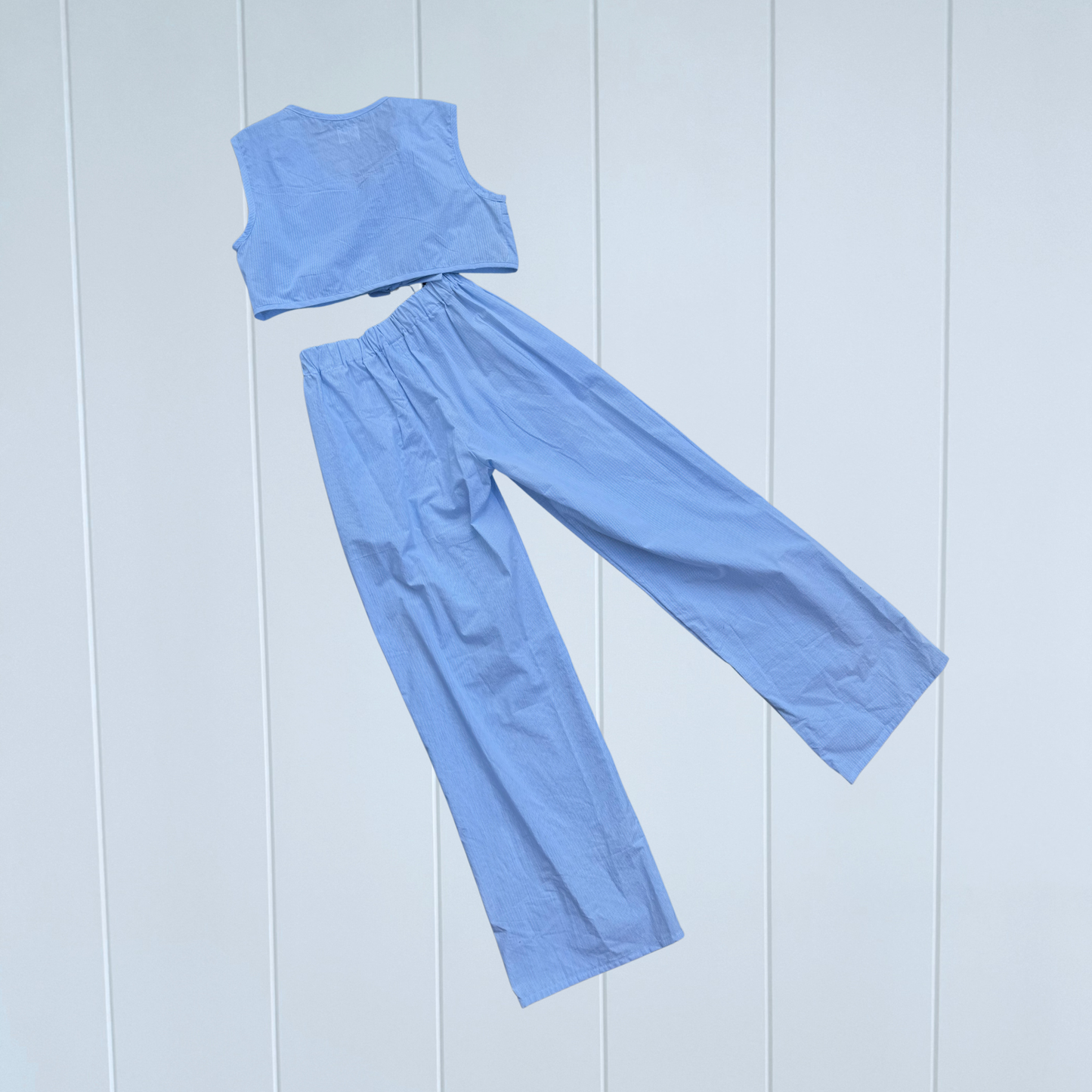Sundays Set - Light Blue Stripe // Size 8-12