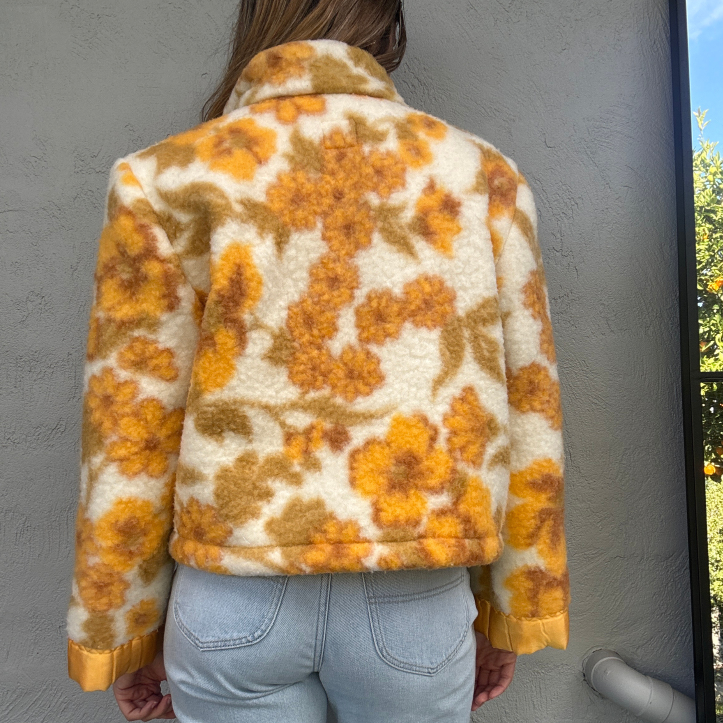 Sunday Snug Cropped Jacket 003 // Golden Daisy