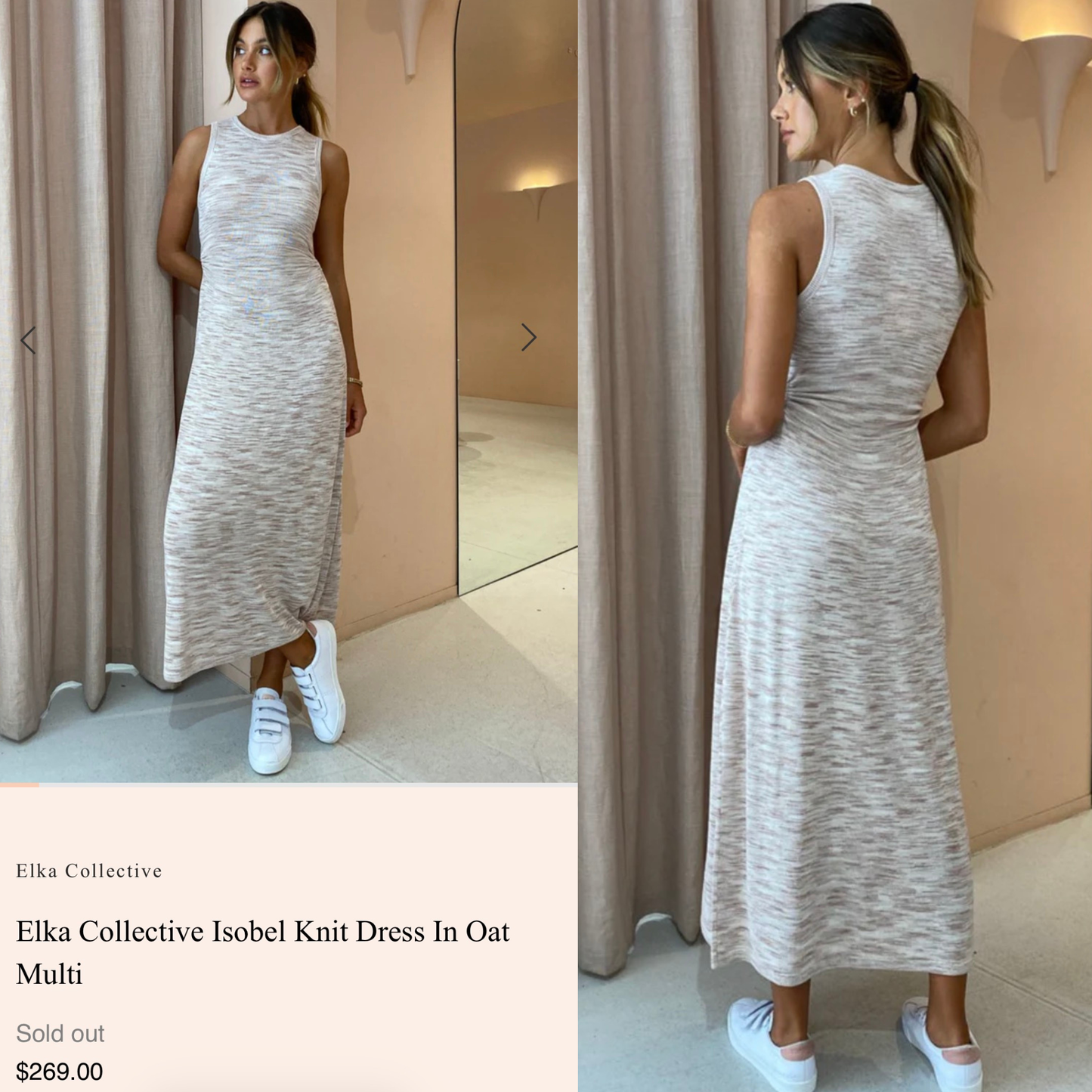 Elka Collective Isobel Knit Dress // Size 6