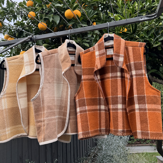 Sunday Snug Vest 003 // Pumpkin Spice