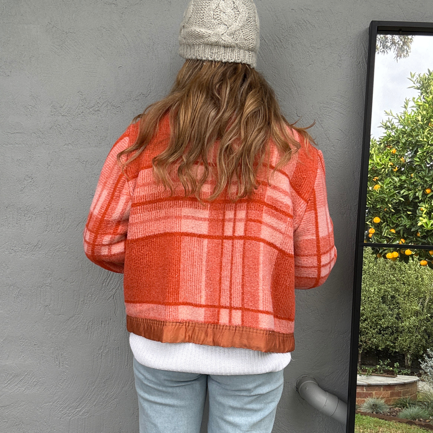 Sunday Snug Cropped Jacket 001 // Ember