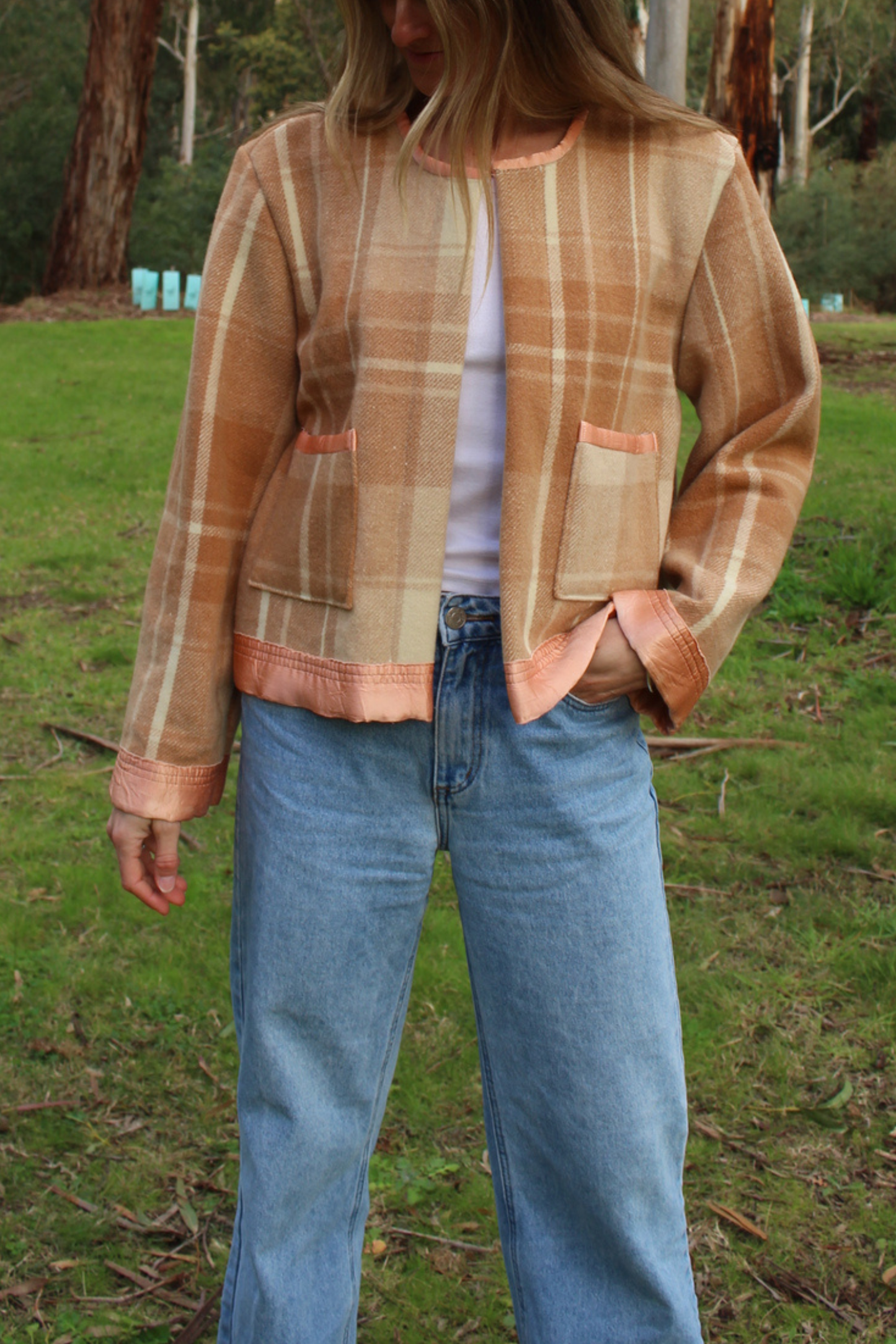 Sunday Snug Cropped Jacket 004 // Biscotti