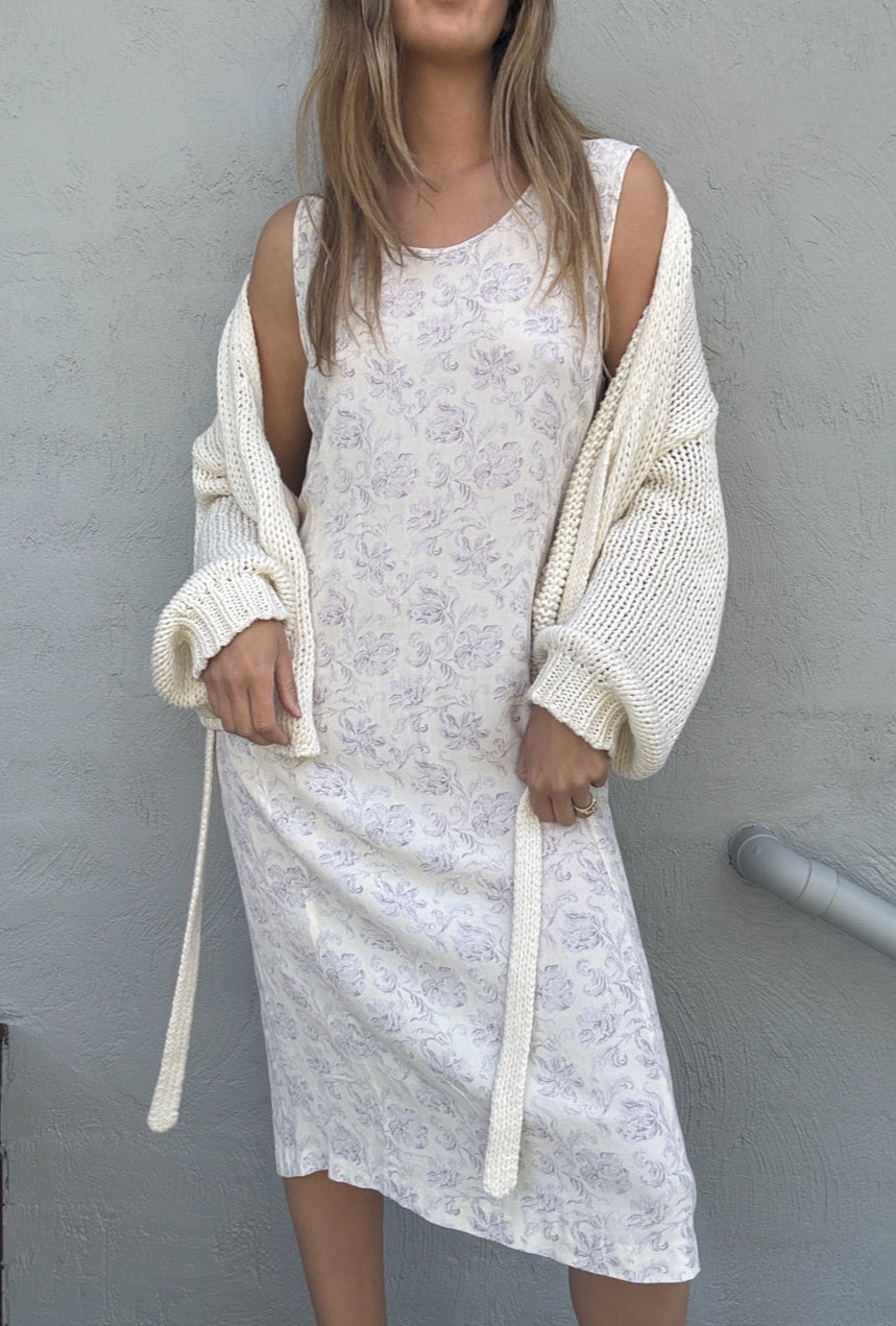 Vintage Country Road Midi Dress // Size 14