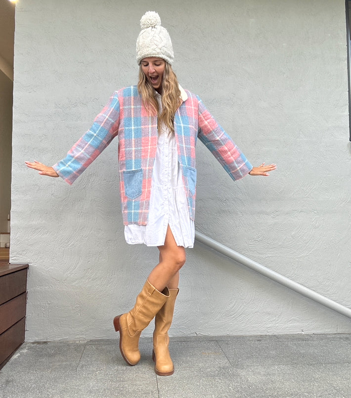 Sunday Snug Jacket - Berry Sky