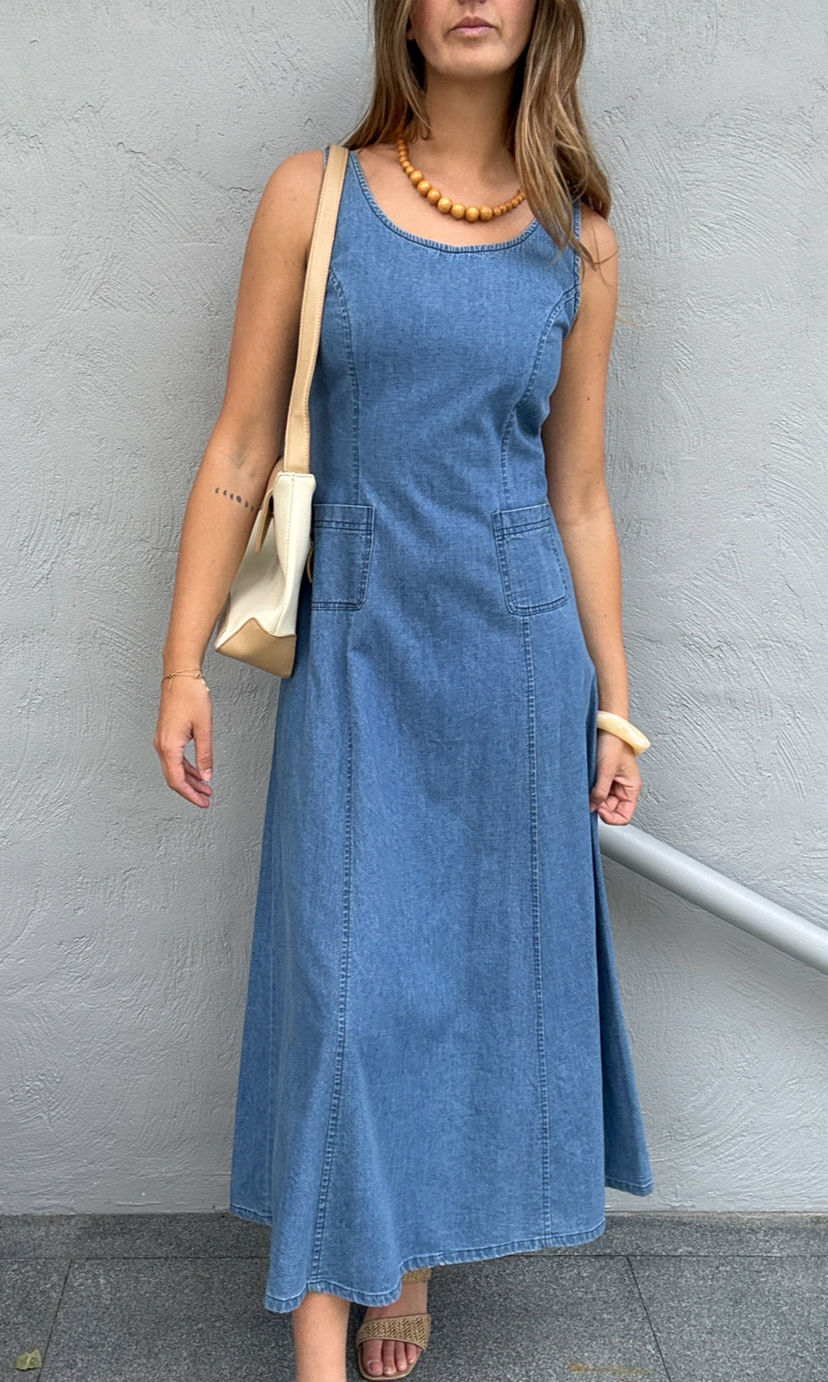 Vintage Denim Maxi // Size 10