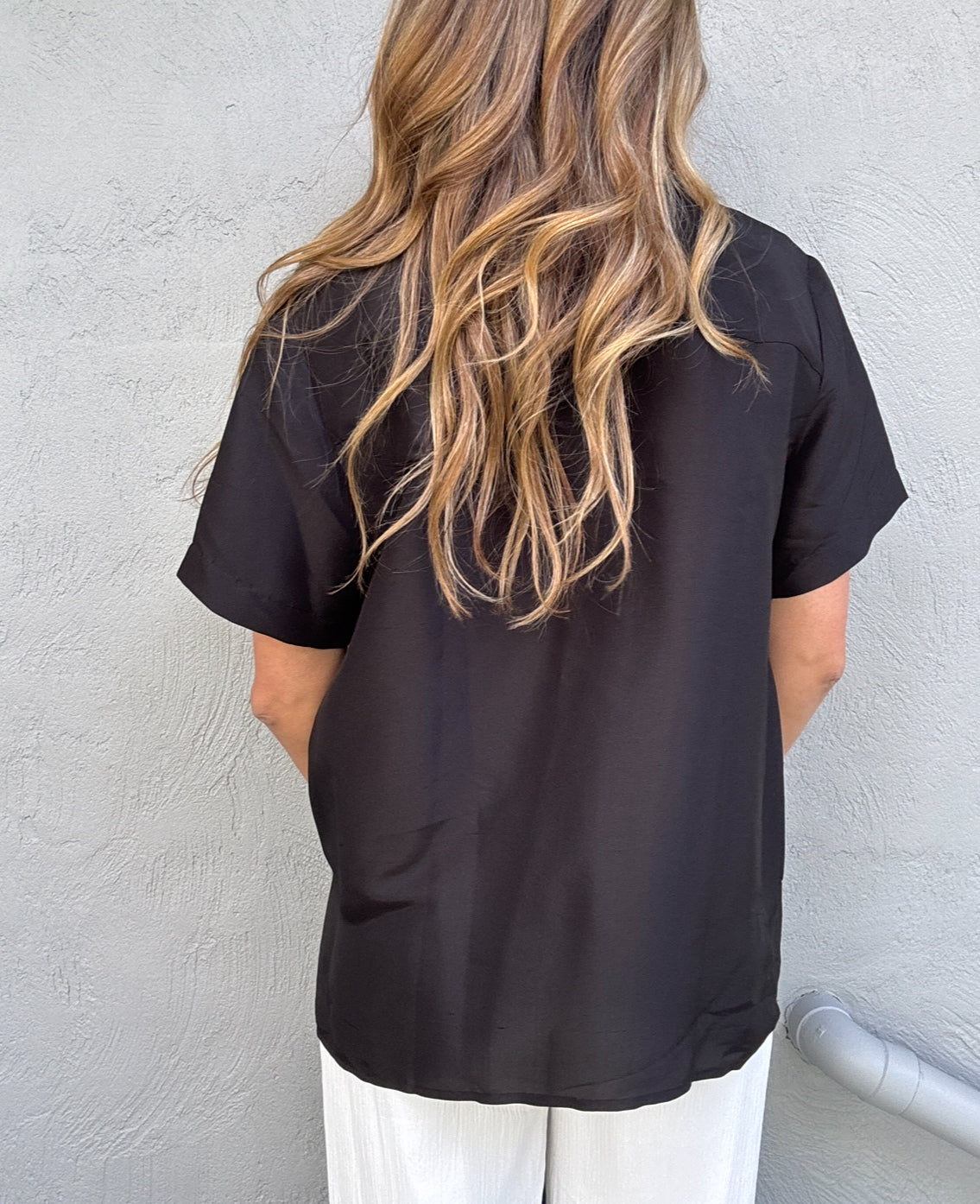 Oroton Silk Double Breasted Blouse // Size 12
