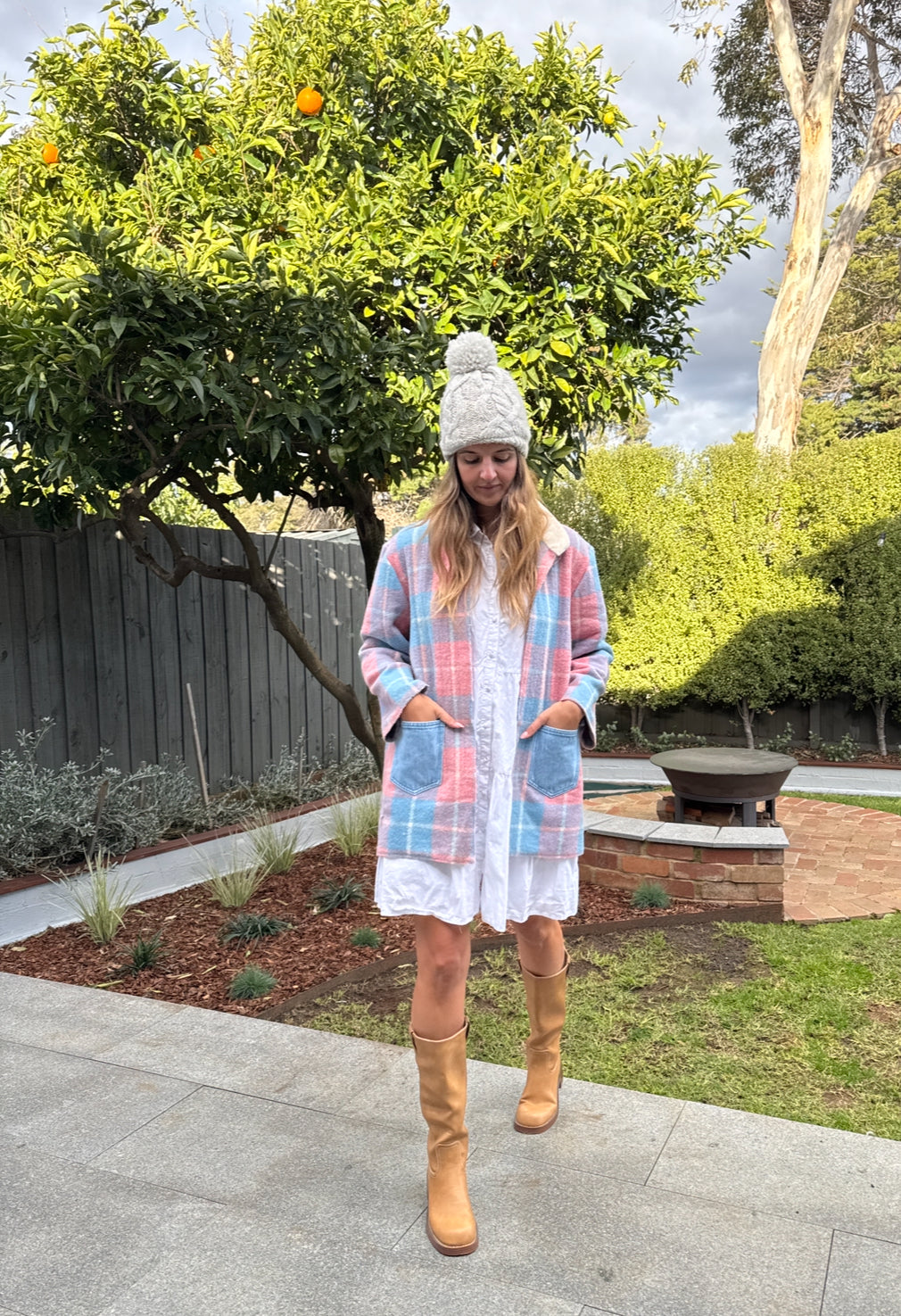 Sunday Snug Jacket - Berry Sky