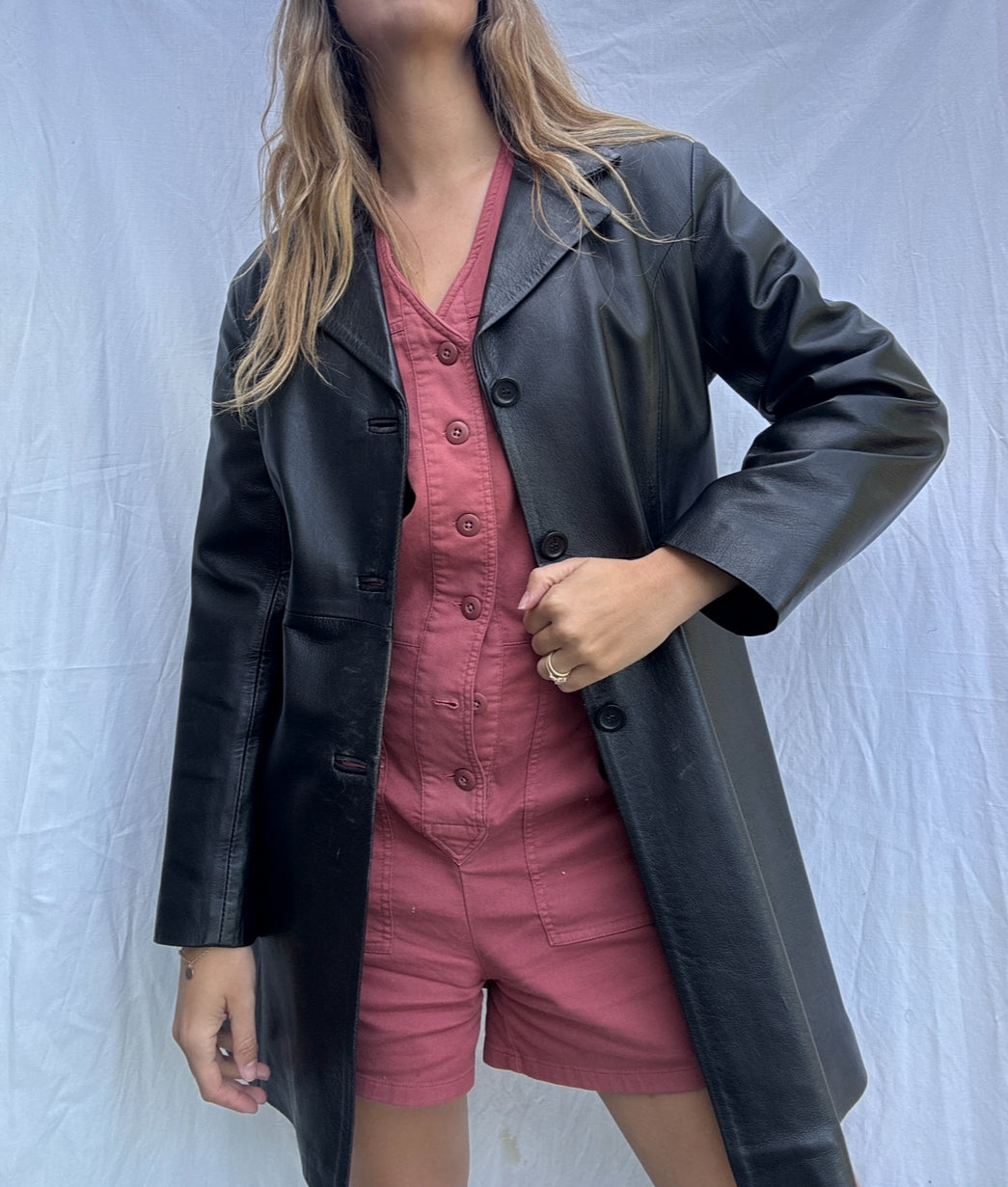 Paddington Leather Jacket // Size L