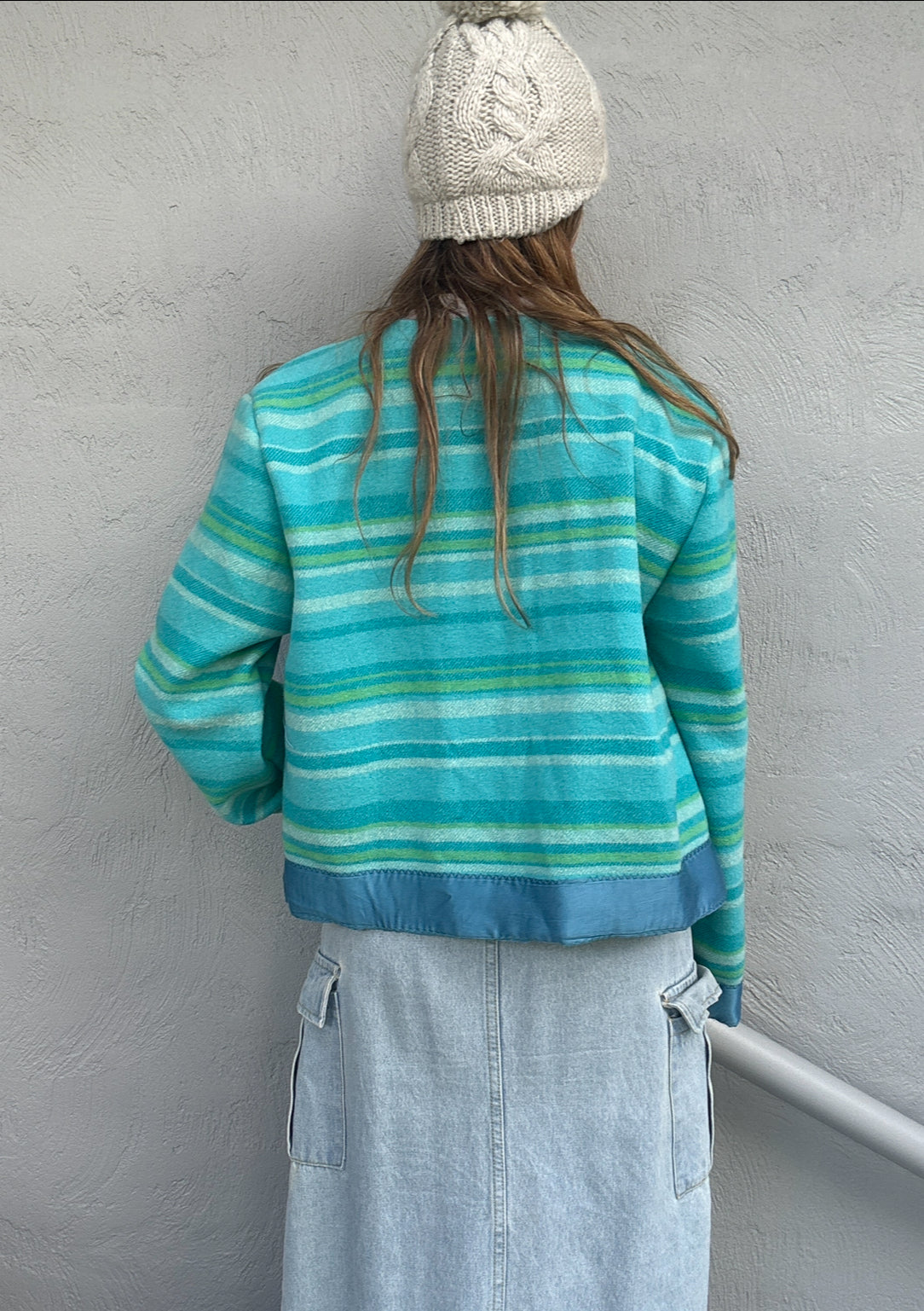 Sunday Snug Cropped Jacket - Seaglass