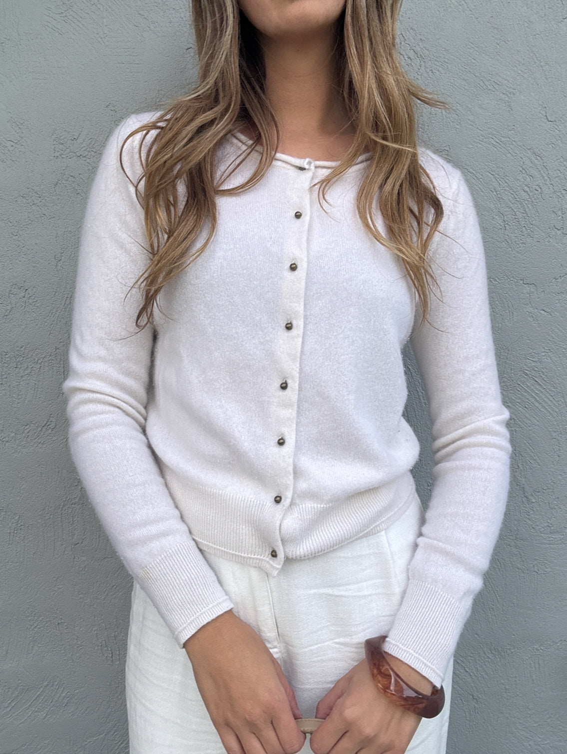 Husk Cashmere Cardigan // Size M
