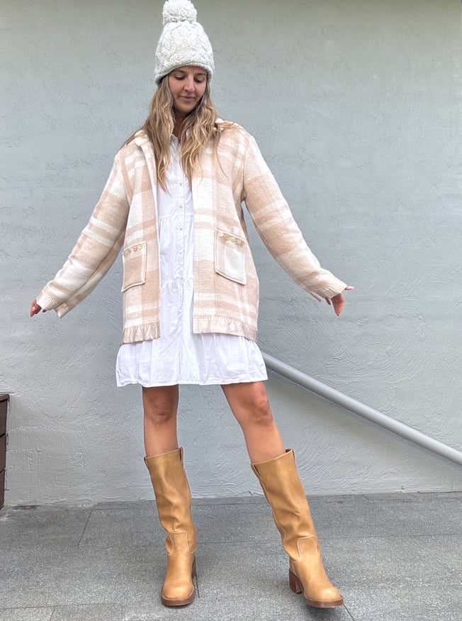 Sunday Snug Jacket - Oat Milk