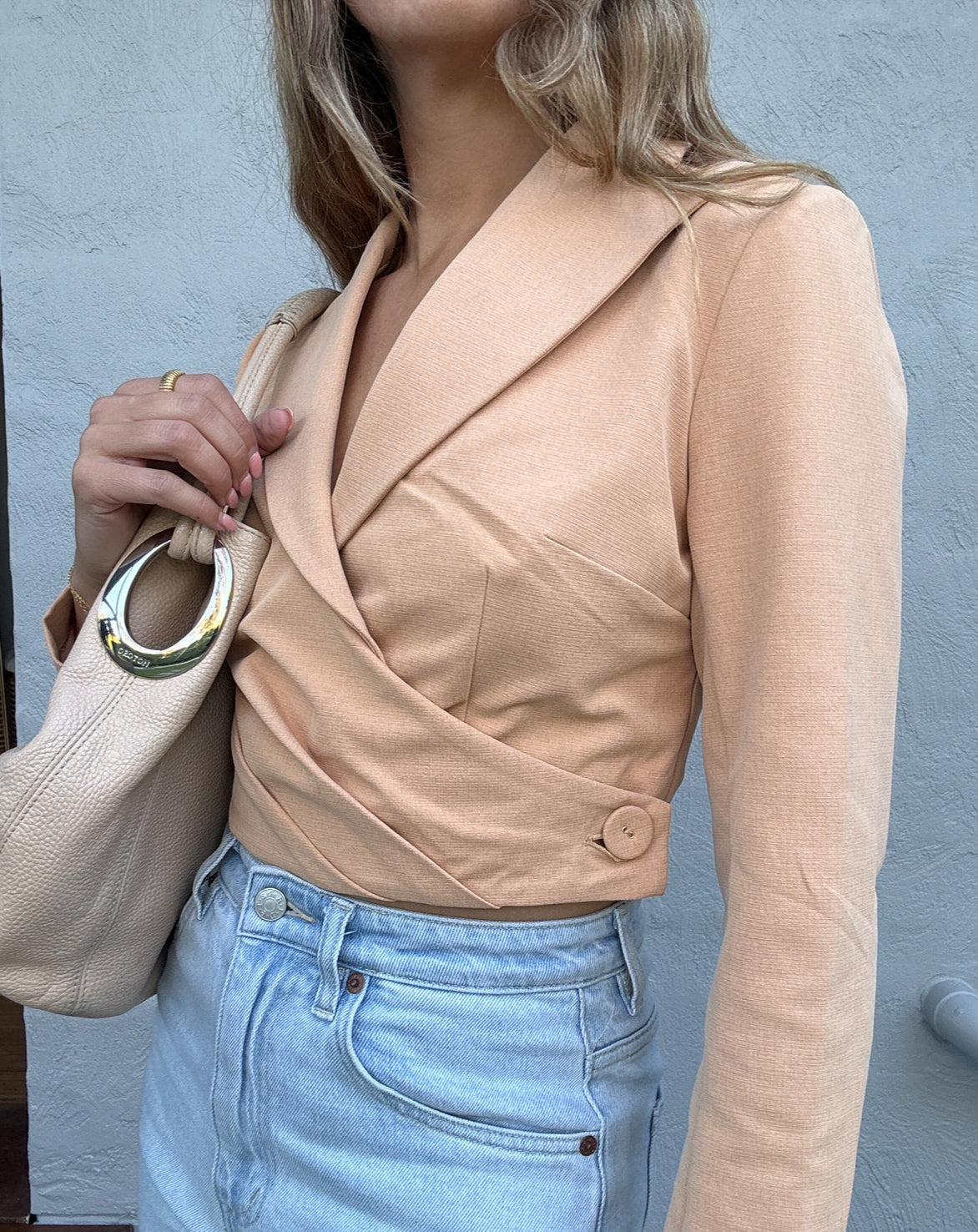 Finders Keepers Mila Crop Blazer // Size 8