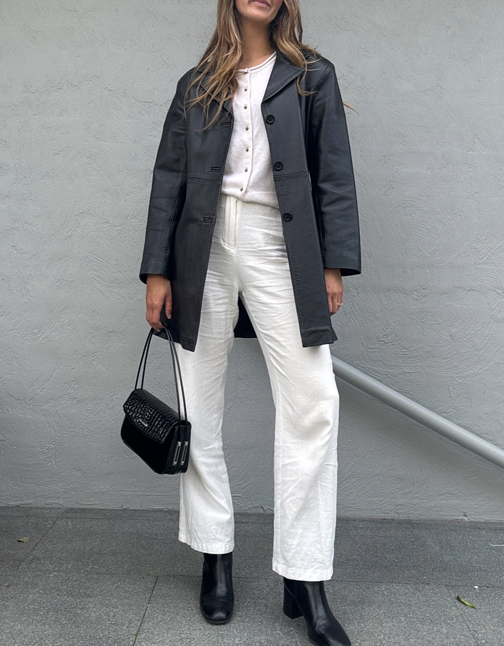 Paddington Leather Jacket // Size L