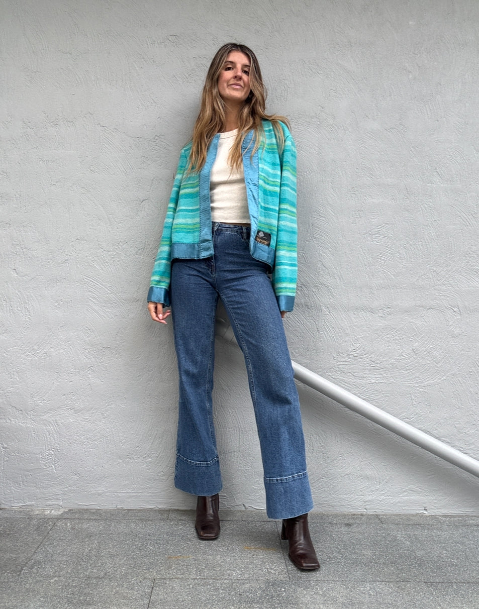 Sunday Snug Cropped Jacket - Seaglass