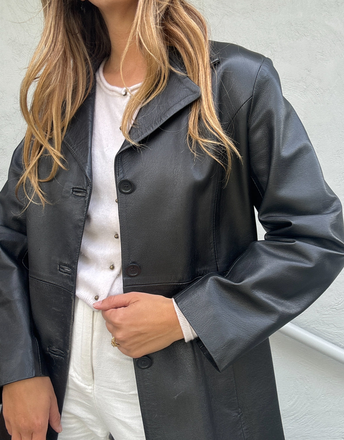 Paddington Leather Jacket // Size L